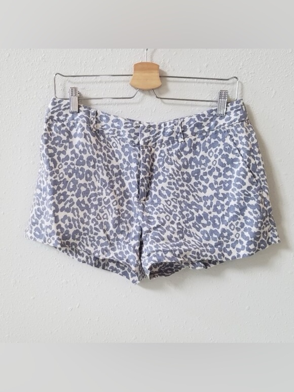 🐆🤍 Cynthia Rowley Leopard Print Linen Shorts – Size 8 | GUC 🤍🐆